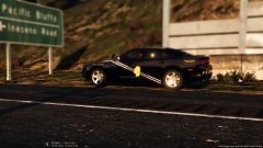 State Trooper running radar.