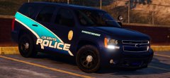 Los Santos PD Tahoe Sitting Outside of a Convience Store