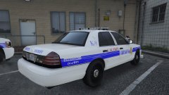 A Berkeley County Sheriff's K9 Vehicle waits outside the station during shift change