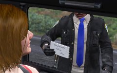 Hi m'am do you know why I stopped you today?