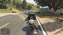 SAHP Motorcycle officer on a traffic stop with coronor