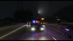 Pursuit on the highway