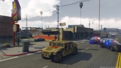 stolen humvee