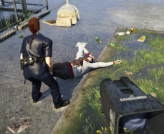 Taking out the trash