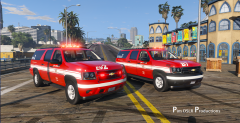 GTA V LAFD Battalion Chief /EMS Suburban (Add on) (WIP)