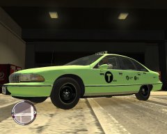 Chevy Caprice in boro-taxi livery.