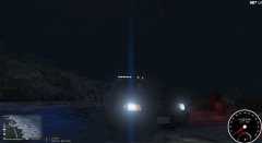 Ford Crown Vic Sheriff at night.