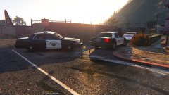 SAHP Assisting Paleto Sheriff on a Traffic Stop