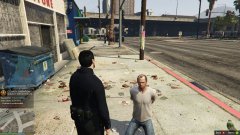 after a 2 block Chase i got him lol (huff huff)