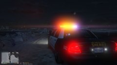 LASD Ford CVPI at the Alamo Sea