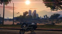 LAPD Motor at Mirror Lake