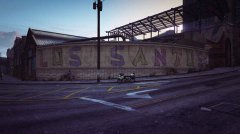 LAPD Motor at Skim Row