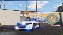 Dodge Charger NCSHP At the station
