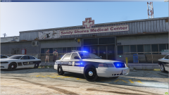 CVPI At the station testing lights