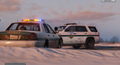 Fresno County Sheriff closes a road due to a TC involving a school bus