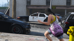 There's no use running ma'am