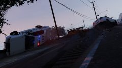 Unit Down Send EMS & A Wrecker!