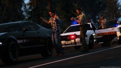 You Want A Bullet In Your Back? Drop The Gun.