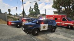 BCSO and CHP on scene of a domestic (III)