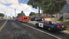 BCSO and CHP on scene of a domestic (IV)