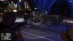 Pursuit of armed robbers