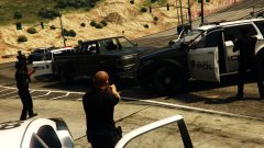 4E17 We Have The Vehicle Boxed In And At Gun Point