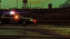 CHP Ford Crown Victoria Federal Signal Vector 3