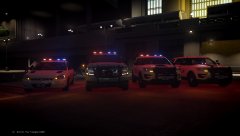 Sheriff's Office Pack - 2016 Ford Explorers, 2015 Tahoe, and 2012 Impala (3)