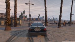 sheriff at the beach