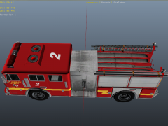 Los Angeles County Fire Dept. Skin (for Pierce LAFD Firetruck By PimDSLR)