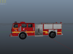 Los Angeles County Fire Dept. Skin! (for Pierce LAFD firetruck by PimDSLR)