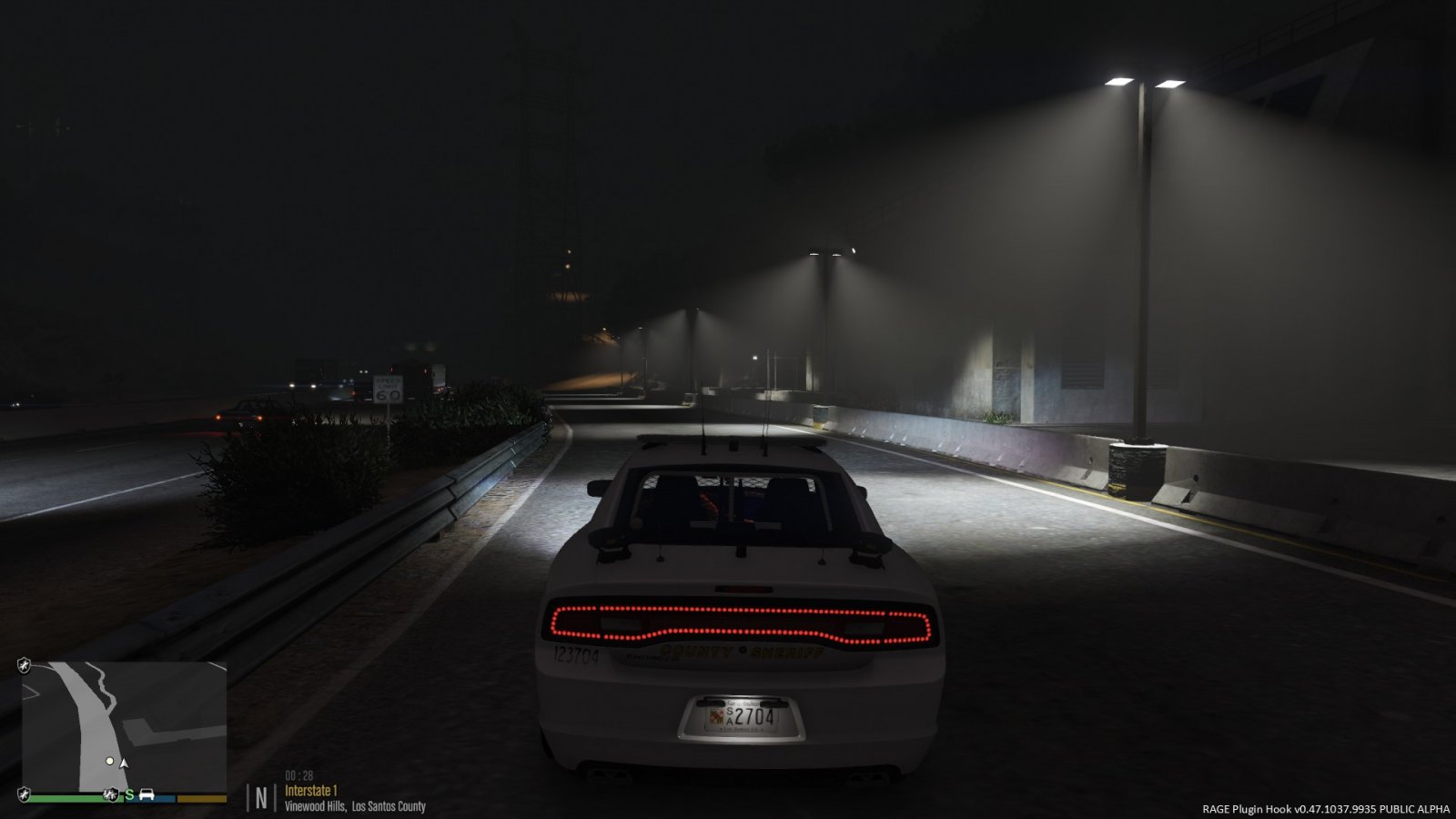 Dodge in the night