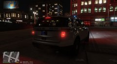 Miami Police Ford Explorer rear