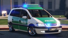 Opel Zafira Old German Police Bild 4