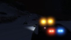 He finally spun out.  (II)