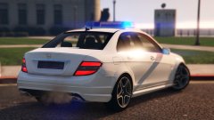 M.B. C63 Polizei Bild 2