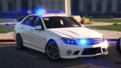 M.B. C63 Polizei Bild 3