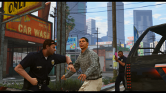 "Take that, scumbag!"