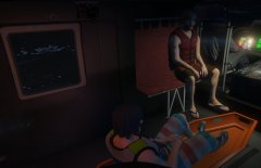 Heading back to base with the victims