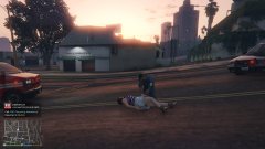 A civillian injured by the suspect