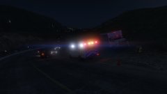 On scene of an accident