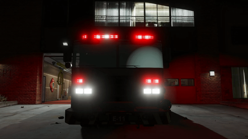 Headlights do the blurring for me (;