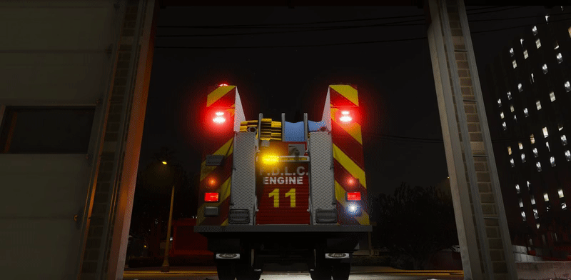 Pierce Traffic Advisor w/ Rear lighting tease