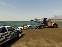 Ever gotten wet from a pursuit?... Well this officer did!!