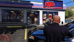 Robbery in progress