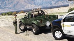 What do you mean my truck doesn't have a rear plate? It does!