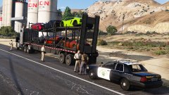 CHP pulled over a truck full of stolen vehicles