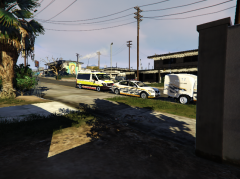 Ambulance requested at violent domestic incident.