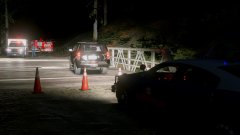 SASP responding to a vehicle rollover