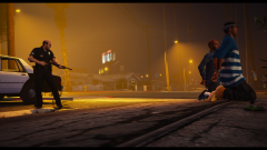 Arrested gang members